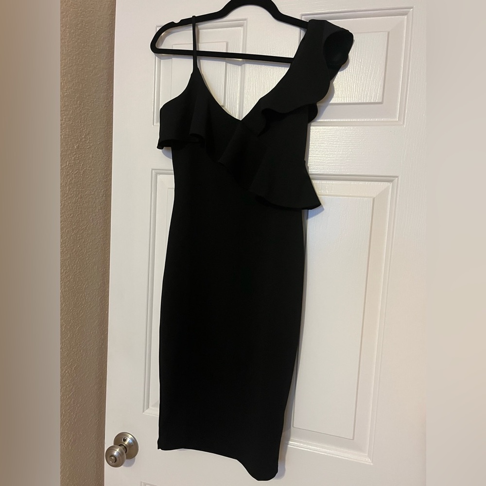 Black cocktail dress